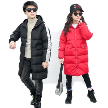 Børn Winter Jacket Girl 2020 Nye Mode, Drenge, Kids Ned Frakker Bomuld Vatteret Frakke Flyverdragt Hætteklædte Parka Børn Tøj