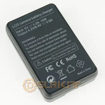 DSLRKIT LP-E10 USB Batteri Oplader Med LCD-Skærm Til Canon EOS Rebel T3 T5