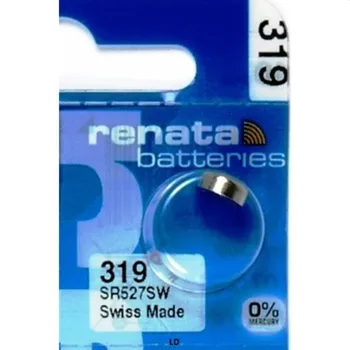 5 X RETAIL Brand Nye Renata LANGVARIG 319 SR527SW SR527 V319 Ur Batteri-Knappen Coin Cell Schweiziske Lavet i Original 16768
