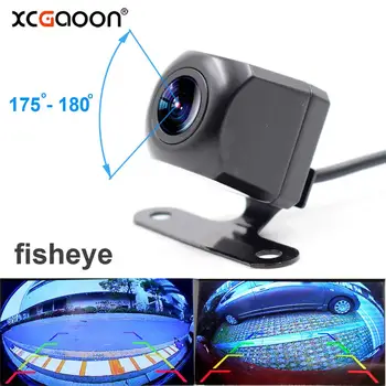 XCGaoon Metal CCD 180 graders Fisheye-Linse Car Rear View Camera Vidvinkel Vende Backup-Kamera nattesyn Vandtæt IP67