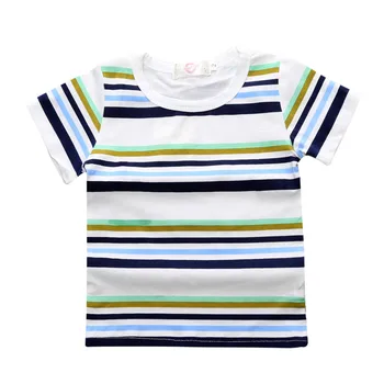 2020 Sommeren Børnene sæt baby tøj drenge 4 stk sæt stribet jakkesæt t-shirts + blå t-shirt bil + T-shirt + denim jeans CCS352