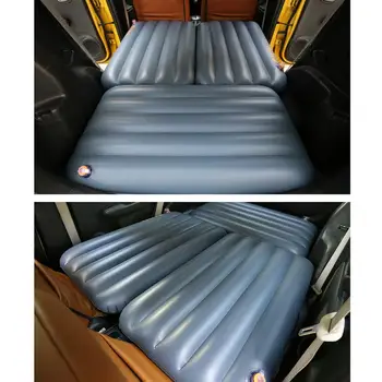 Bil Oppustelig Madras Bærbare Udendørs Camping Rejser Air Bed Sammenklappelig Mini Kuffert Pude