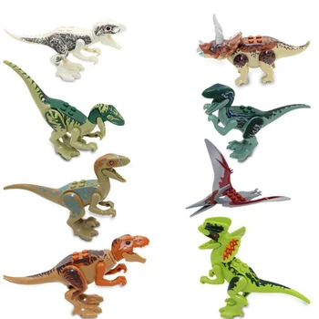 Jurrassic Verden Brutal Raptor byggesten Jurrassic Verden Dinosaurer Park Mursten Legetøj Til Børn Julegave