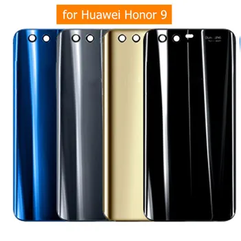 For Huawei Honor 9 Glas Batteri Back Cover til Huawei Honor 9 STF-AL10 bagpanel Boliger Dækker Udskiftning, Reparation, Reservedele