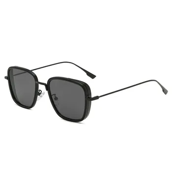 Brand Design Metal Steampunk Solbriller Mænd Kvinder Punk Mode Solbrille Vintage UV400-Brillerne Nuancer gafas de sol
