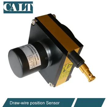 Præcision 2000mm længde afstand måling streng potentiometer lineær encoder forskydning sensor type analog udgang
