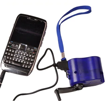 Oplader USB-Opladning Nødsituation Håndsving Magt Dynamo Bærbare Til Udendørs Mobiltelefon @M23
