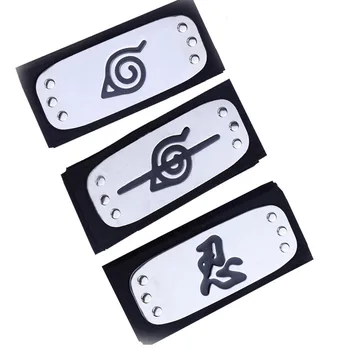Engros 16 Stilarter Naruto Leaf Village Hovedbøjle Cosplay Kakashi Sasuke Uchiha Itachi Prop Hovedbeklædning Tilbehør