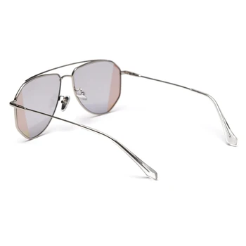 Peekaboo retro overdimensionerede solbriller, polariserede uv400 metal af høj kvalitet, uregelmæssig kvinder sol briller til mænd 2020 nytår gaver