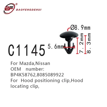 Bil Hætte Positionering Klip For Mazda,Nissan BP4K58762,8085089922 Hood Finde Clip Nitte