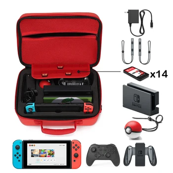 Nyeste til Nintendo Skifte opbevaringspose Nintendoswitch Farverige etui til Nintendo Skifte Vildt Tilbehør 17053