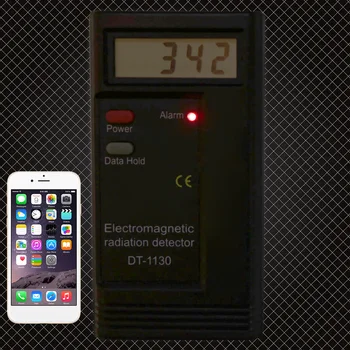 Nye Elektromagnetisk Stråling Detektor Digitalt LCD-EMF Meter Dosimeter Tester DT1130