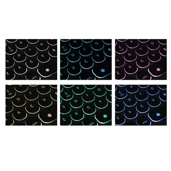 10 Tommer Dot Design Trådløse Bluetooth-Tastatur Farverige Baggrundsbelyst Bluetooth-Tastatur Runde Nøgler