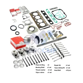Motor Eftersyn Rebuild Kit For VW GTI Audi A4 2.0 TFSI CDN CCZ CCTA 21mm Pin-kode