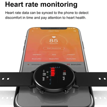 Nye DT96 Smart Ur med puls, Blodtryk Overvågning Fitness Tracker IP67 Vandtæt Smartwatch Til Android, iOS Telefon 17201