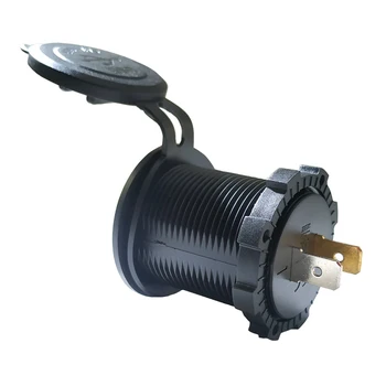 DIY 4.8 EN Dual USB Oplader Stik Stikkontakt Voltmeter 12-24V Universal Bil/Båd/Motorcykel/Marine RV Wire Sikring DIY Kit
