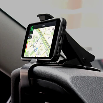 Bil telefonholder Navigation Holder Mobiltelefon Pad Mount Stand Holder 360 Roterende Auto Telefon Beslag Justerbar for bil