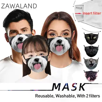 Zawaland Voksne Børn, Masker, Halloween Print Maske Vaskbar Genanvendelige Ansigt, Mund Maske Anti-Støv Beskyttelseslag PM2.5 Filtre Maske