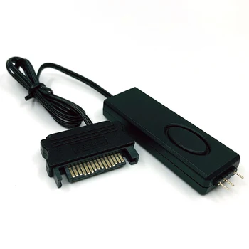 5V 3Pin ARGB Controller, SATA-Pin Power Supply Desktop-Computer Fjernbetjening til 3Pin 5V Tilfælde LED-Belysning