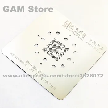 For MT6732V MT6752V CPU BGA Stencil Reballing Pins BGA Direkte Varme Skabelon 0,12 mm Tykkelse Anti Tromle-op
