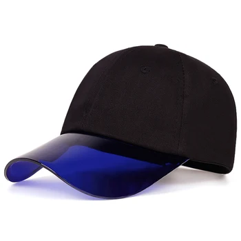 Fashion sommer personlighed tidevandet hat udendørs solcreme solhatte randen gennemsigtig baseball cap hiphop-kasketter bomuld snapback hatte