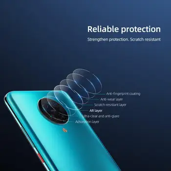 Nillkin Bageste Kamera på Bagside Glas til Xiaomi Redmi K30 Pro Kamera Hærdet Glas Linse sikkerhedsglas Protector på Redmi K30 Pro Film