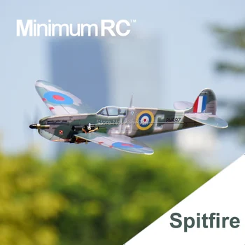 MinimumRC Spitfire 360mm Vingefang 4 Kanal Træner med Faste vinger, RC Fly, Udendørs Legetøj For Børn Gaver