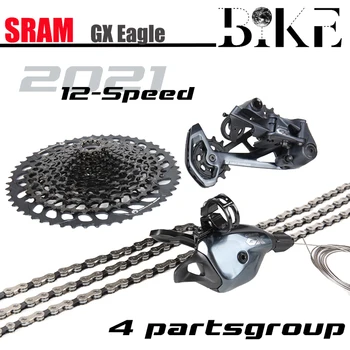 2021 nyeste modeller SRAM GX EAGLE 1x12 10-52T 12 hastighed Groupset Kit Trigger Shifter Bagskifter Kassette Kæde