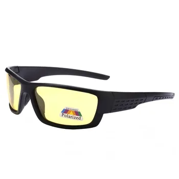 Glitztxunk Polariserede Solbriller Mænd UV400 Brand Designer solbriller Pladsen Belægning Sort Fiskeri Kørsel Brillerne Goggle Oculos