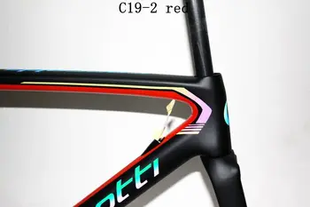 Carbon ramme ny stil, nyt design og V-bremser skivebremse road cykel stel T800 carbon fiber frame BSA BB30 PF30 cykel cadre 17476