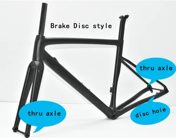 Carbon ramme ny stil, nyt design og V-bremser skivebremse road cykel stel T800 carbon fiber frame BSA BB30 PF30 cykel cadre