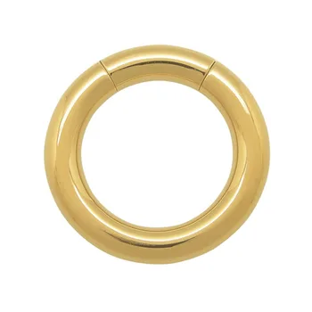 3 mm til 6 mm tyk rustfri stål piercing smykker segment ring for nippel øre piercing