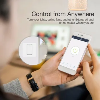 Tuya Zigbee Smart Switch-Knappen for væglampe Skifte Nr Neutral Ledning og N+L, der Kræves ,Alexa Google Startside Kompatibel