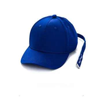 New Hip Hop-Hat Cap Mænd Kvinder GD Koncert Mode Lang hale Solid farve Baseball Cap Buede randen Caps C1030