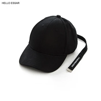 New Hip Hop-Hat Cap Mænd Kvinder GD Koncert Mode Lang hale Solid farve Baseball Cap Buede randen Caps C1030