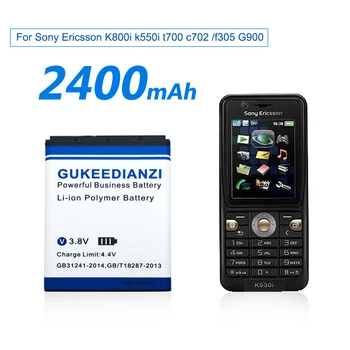 2400mAh BST-33 Nyt Batteri Til Sony Ericsson K800i, K810i, C702 C903 F305 G900, K550i K630i K660i W100I T700 T715