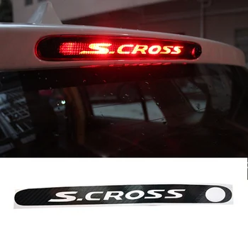For Suzuki Sross S-Cross 2016 2017 2018 Bil høj bremselys Lampe Dekorative Cover Sticker bil styling Tilbehør 17571