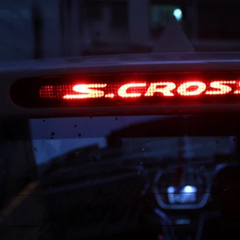 For Suzuki Sross S-Cross 2016 2017 2018 Bil høj bremselys Lampe Dekorative Cover Sticker bil styling Tilbehør