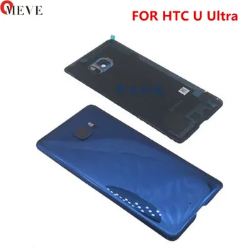 Original 5.7 For HTC U Ultra bagcoveret Døren Bag Glas Boliger Tilfældet For HTC U Ultra Batteri-Dækslet Med Kamera Linse