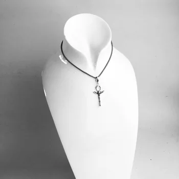 Vedhæng med Kors af Liv Ankh med Skarabæ ,2018 Mode Smykker Ægte 925 Sterling Sølv Gave Til Kvinder, Mænd Fit Armbånd