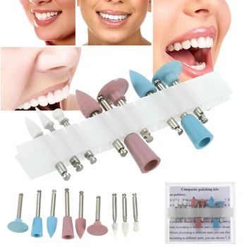Dental Polering Kits Instrument Sten Burs Composite Dental Materiale Børste Polering Børste Dental Værktøj For Nye