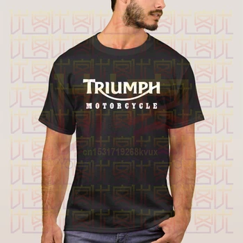 Triumph kortærmet T-shirt Logo t-Shirt Mænd Slim Anti-rynke T-shirt Fritid Hiphop Toppe Nye Triumph Motorcykel Klassiske Phiking