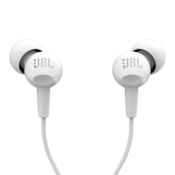 Original JBL C100Si Wired Stereo Hovedtelefoner Dyb Bas Musik, Sport 3,5 mm Headset-Med HARMAN I-øret Øretelefoner Med MIKROFON IOS Android