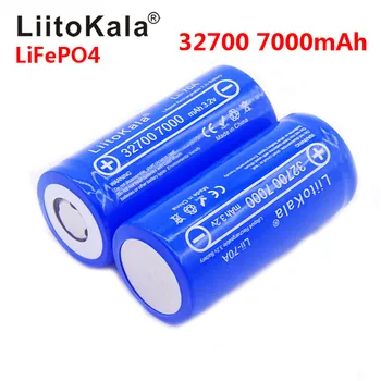 NY 2020-Lii-70A LiitoKala 3.2 V 32700 6500 7000 mah mAh batteri LiFePO4 35A 55A Høj Effekt Maksimal Kontinuerlig Udledning Batteri 17822