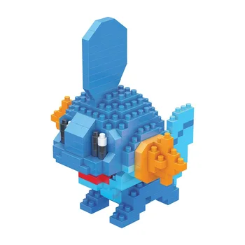 Mini-byggeklodser DIY 3D Micro Mursten Pædagogisk Legetøj Pokemon Beedrill Krabby Oddish Victreebel Butterfree Abra Duskull Meowth