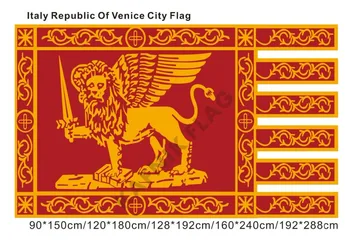 KAFNIK,90*150 cm/128*192cm/192*288cm Italien Republikken Venedig, Byen Flag Banner, der Flyver for Event/fest/hjem Dekorative Flag