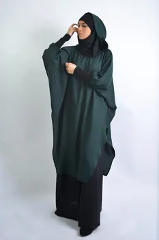 Eid Hætteklædte Muslimske Kvinder, Hijab Kjole Bøn Tøjet Lang Khimar Jilbab Abaya Fuld Dækning Af Ramadanen Kjole Abayas Islamiske Burka Niqab