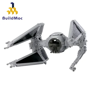 Buildmoc Star-Serien model Wars TIE Fighter Interceptor byggesten Kompatibel Mursten Pædagogisk Legetøj Til Børn Gaver