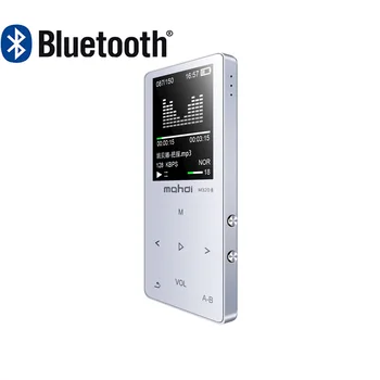 Mahdi HIFI Lossless Bluetooth MP3-Afspiller Optager FM-Video E-bog 4G/8G/16G Radio Sport Trådløse musikafspiller Understøtter OTG Link