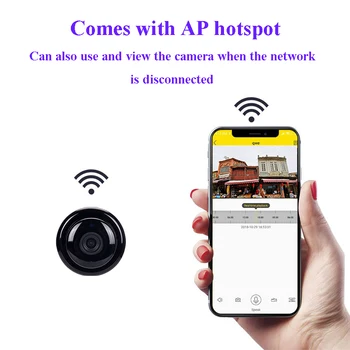 Mini PTZ-Trådløst Ip-Kamera K1A-Mini WiFi Kamera Netværk HD Night Vision Overvågning Hjem Smartphone Remote Overvågning Kamera
